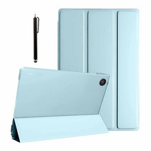 Load image into Gallery viewer, ProElite Cover for Samsung Galaxy Tab A11 8.7 inch/A9 8.7" Case Cover, Smart Flip Case Cover for Samsung Galaxy Tab A11/A9 8.7 inch Translucent Back with Stylus Pen, Light Blue