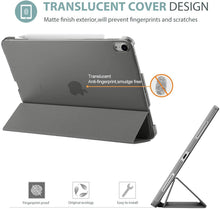 Load image into Gallery viewer, ProElite Case for iPad Air 11 Inch M4/M3/M2 2026/2025/2024, Air 5th Gen 2022/iPad Air 4th Gen 2020 10.9 Inch, Slim Hard PC Translucent Back Shell Smart Cover Fit iPad Air 11 & Air 10.9 Case,Grey