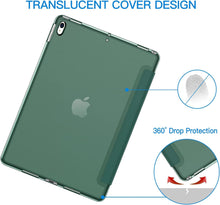 Load image into Gallery viewer, ProElite Cover for Apple iPad Air 3/Pro 10.5 inch case Cover, Smart Flip Case Cover for Apple iPad Air 3/Pro 10.5 inch with Stylus Pen, Dark Green