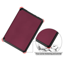 Load image into Gallery viewer, ProElite Slim Smart Flip case Cover for Amazon Kindle 6" 300 ppi 11th Generation 2022, Wine Red