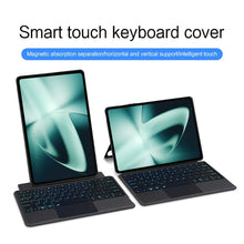Load image into Gallery viewer, ProElite Wireless Bluetooth TouchPad Keyboard Case for OnePlus Pad 11.6 inch, Magnetic Detachable Wireless Bluetooth TouchPad Keyboard Built-in 7-Colors Backlit, Black