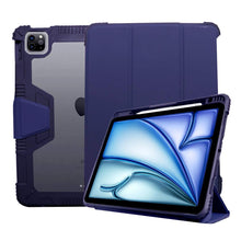 Load image into Gallery viewer, ProElite Case Cover for iPad Air 11 Inch M4/M3/M2 2026/2025/2024, iPad Air 5th/4th Gen 2022/2020 10.9 Inch Rugged Shockproof Armor Smart Cover for Apple iPad Air 11 with Pencil Holder, Dark Blue