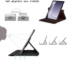 Load image into Gallery viewer, ProElite Cover for Galaxy Tab A9 Plus 11 inch Case Cover, 360 Rotatable Smart Flip Case Cover for Galaxy Tab A9 Plus 11 inch Tablet with Stylus Pen, Brown