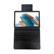 Load image into Gallery viewer, ProElite Wireless Bluetooth TouchPad Keyboard flip case Cover for Samsung Galaxy Tab A8 10.5 inch SM-X200/ SM-X205/ SM-X207, Black