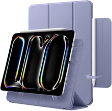 Load image into Gallery viewer, ProElite for iPad Pro 13 Inch 2024/2025 M4/M5 Case, iPad Pro 13 2024/2025 Folio Case, Convenient Magnetic Attachment, 2-Way Stand, Full Pencil 2 Support, Auto Sleep Wake, Lavender