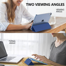 Load image into Gallery viewer, ProElite Case Cover for Apple iPad (A16) 11th/10th Generation (2025/2022) Case, Smart Flip Case Cover for Apple iPad 11th/10th Gen with Translucent Back & Pencil Holder, (with Stylus), Dark Blue