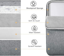 Load image into Gallery viewer, ProElite Tablet sleeve Case upto 11.5 inch for iPad 10.2/iPad 10.9/Pro 11/ iPad 9.7/ Samsung/Lenovo/Galaxy Tab A9 Plus/S7/S8/S9/Realme Pad 2/Honor Pad X9//Oppo Pad Air/Xiaomi Mi pad 6/Moto Tab G62/Redmi Pad, Oneplus Pad Tablets (with pocket), Coffee