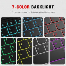 Load image into Gallery viewer, ProElite TouchPad Keyboard case for OnePlus Pad 3 13.2 inch, Magnetic Detachable Wireless Bluetooth TouchPad Keyboard OnePlus Pad 3 13.2 inch (Built-in 7-Colors Backlit), Black