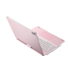 Load image into Gallery viewer, {Refurbished} ProElite 360 Degree Rotatable Wireless Bluetooth TouchPad Keyboard case Cover for Apple iPad Pro 11 inch 2024/2025 M4/M5, Built-in 7-Colors Backlit, Rose Gold