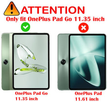 Load image into Gallery viewer, ProElite Cover for OnePlus Pad Go 11.35 inch Case Cover, Transparent Flip Case Cover for OnePlus Pad Go 11.35 inch 2023 with Stylus, Support Auto Sleep Wake, Marble Green