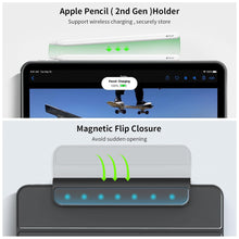Load image into Gallery viewer, ProElite Cover for Apple iPad Pro 13 inch M4/M5 2024/2025 Case Cover, Smart Detachable Magnetic Shockproof Case Cover for Apple iPad Pro 13 inch M4/M5 2024/2025, Black