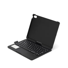 Load image into Gallery viewer, {Refurbished}ProElite Rotatable Wireless Bluetooth TouchPad Keyboard flip case Cover for Apple iPad 10th Generation, Built-in 7-Colors Backlit, Black