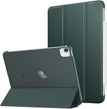 Load image into Gallery viewer, ProElite Case Cover for Apple iPad Air 13 2025/2024 M3/M2 Cover, Smart Flip Case for Apple iPad Air 13 inch M3/M2 with Pencil Holder, Translucent Back, Dark Green