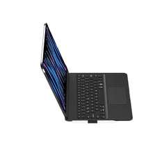 Load image into Gallery viewer, {Refurbished} ProElite 360 Degree Rotatable Wireless Bluetooth TouchPad Keyboard Case Cover for Apple iPad Pro 13 inch 2024/2025 M4/M5, Built-in 7-Colors Backlit, Black
