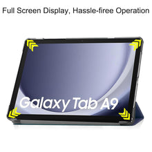 Load image into Gallery viewer, ProElite Cover for Galaxy Tab A11 8.7 inch/A9 8.7 inch Case Cover, Smart Trifold Flip case Cover for Samsung Galaxy Tab A9/A11 8.7 inch, Dark Blue