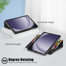 Load image into Gallery viewer, ProElite Cover for Samsung Galaxy Tab A9 Plus 11 inch case Cover, Smart Rotatable Flip Case for Samsung Galaxy Tab A9 Plus 11 inch with Pen Holder, Hippy