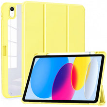 Load image into Gallery viewer, ProElite Case Cover for Apple iPad (A16) 11th/10th Generation (2025/2022), Transparent case Cover with Pencil Holder for iPad 11th/10th Gen 2025/2022, Yellow