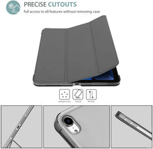 Load image into Gallery viewer, ProElite Case for iPad Air 11 Inch M4/M3/M2 2026/2025/2024, Air 5th Gen 2022/iPad Air 4th Gen 2020 10.9 Inch, Slim Hard PC Translucent Back Shell Smart Cover Fit iPad Air 11 & Air 10.9 Case,Grey