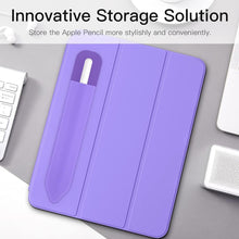 Load image into Gallery viewer, ProElite Pencil Holder Sleeve for Apple Pencil 1st/2nd Gen, Elastic Pencil Pouch Leather Adhesive Sleeve Fit iPad 10th Generation 2022, iPad 9th/8th Gen, iPad Air 5/4, iPad Pro 11/12.9, Lavender