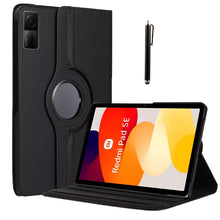 Load image into Gallery viewer, ProElite Case Cover for Redmi Pad SE 11 inch Cover, 360 Rotatable Smart Flip Case Cover for Redmi Pad SE 11 inch Tablet with Stylus Pen, Black