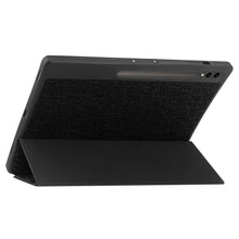 Load image into Gallery viewer, ProElite Cover for Samsung Galaxy Tab S9 FE+/S9 Plus/S10+ 12.4" Case, PU Smart Flip case Cover for Samsung Galaxy Tab S9 FE Plus/S9 Plus/S10 Plus 12.4 inch, Black