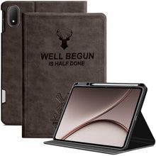 Load image into Gallery viewer, ProElite Case Cover for OnePlus Pad 4 13.2 inch 2026 Case, Deer Flip case Cover for OnePlus Pad 4 13.2 inch 2026 Case with Pen Holder, Coffee