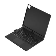 Load image into Gallery viewer, {Refurbished} ProElite 360 Degree Rotatable Wireless Bluetooth TouchPad Keyboard Case Cover for Apple iPad Pro 13 inch 2024/2025 M4/M5, Built-in 7-Colors Backlit, Black