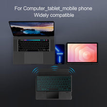 Load image into Gallery viewer, ProElite Wireless Bluetooth TouchPad Keyboard Case for Galaxy Tab S11 11 inch, Magnetic Detachable Bluetooth TouchPad Keyboard Galaxy Tab S11 11 inch with Built-in 7-Colors Backlit, Black