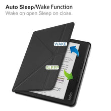 Load image into Gallery viewer, ProElite Cover Case for Kobo Libra 7 inch Case, Smart Transformer Style Flip case Cover for Kobo Libra 7 inch Support Auto Sleep Wake, Black