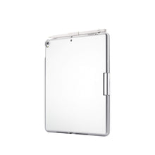 Load image into Gallery viewer, ProElite Rotatable Wireless Bluetooth TouchPad Keyboard flip case Cover for Apple iPad 10.2 inch 9th/8th/7th Generation, Built-in 7-Colors Backlit, Silver