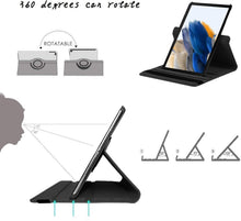 Load image into Gallery viewer, ProElite Cover for Galaxy Tab A11 8.7 inch /A9 8.7" Case Cover, 360 Rotatable Smart Flip Case cover for Galaxy Tab A9/A11 8.7 inch tablet with Stylus Pen, Black