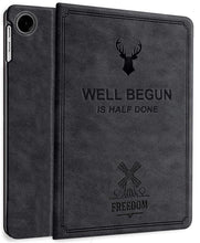 Load image into Gallery viewer, ProElite Cover for Samsung Galaxy Tab A11 8.7 inch /A9 8.7", Deer Flip case Cover for Samsung Galaxy Tab A9/A11 8.7 inch, Black