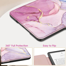 Load image into Gallery viewer, ProElite Cover Case for Kindle Paperwhite 12th Gen 7 inch Case, Slim Smart Flip case Cover for Amazon Kindle Paperwhite 12th Generation 7 inch 2024, Marble Pink