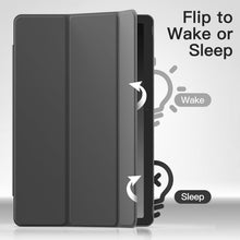 Load image into Gallery viewer, ProElite Cover for Lenovo Tab P12 12.7 inch Case, Smart Flip Case Cover for Lenovo Tab P12 12.7 inch, Translucent Back with Pen Holder, Black