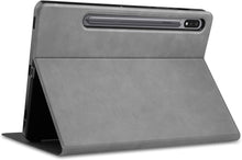 Load image into Gallery viewer, ProElite Cover for Samsung Galaxy Tab S9 FE+/S9 Plus/S10+ 12.4 inch Cover Case, Smart Flip case Cover for Samsung Galaxy Tab S9 FE Plus/S9 Plus/S10 Plus 12.4 inch with S Pen Holder, Grey