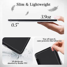 Load image into Gallery viewer, ProElite Soft TPU Transparent Back Magnetic Detachable Case for Kobo Libra 7 inch Cover Smart Flip Case Cover for Kobo Libra 7 inch (Black)