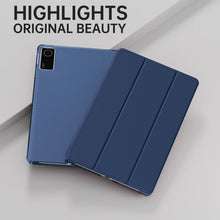 Load image into Gallery viewer, ProElite Case Cover for Redmi Pad SE 11 inch Cover, Smart Flip Case Cover for Redmi Pad SE 11 inch Translucent Back with Stylus Pen, Dark Blue
