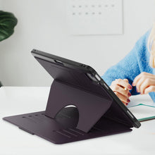 Load image into Gallery viewer, ProElite Case Cover for iPad Air 13 inch M3/M2 2025/2024, Smart Magnetic Shockproof Protective Case for Apple iPad Air 13 inch M3/M2 2025/2024 5 Stable Stands with Pencil Holder, Dark Purple