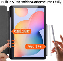 Load image into Gallery viewer, ProElite Case Cover for Galaxy Tab S6 Lite 10.4 inch Cover, Smart Flip case for Samsung Galaxy Tab S6 Lite 10.4 Inch 2024 SM-P610/P615 with S Pen Holder Supports S Pen Magnetic Attachment, Hippy