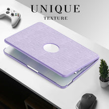 Load image into Gallery viewer, ProElite Case for MacBook Neo 13 inch 2026, Fabric Material Hard Shell with Slim TPU Bumper and Fold Kickstand, Purple