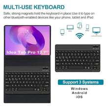 Load image into Gallery viewer, ProElite Keyboard case for Lenovo Idea Tab Pro 12.7 inch 2025, Magnetic Detachable Wireless Bluetooth Keyboard Lenovo Idea Tab Pro 12.7 inch, Lavender