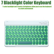 Load image into Gallery viewer, ProElite Keyboard case for OnePlus Pad Lite 11 inch, Magnetic Detachable Wireless Bluetooth Keyboard for OnePlus Pad Lite 11 inch Built-in 7-Colors Backlit, Dark Green