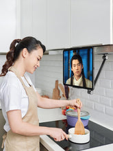 Load image into Gallery viewer, ProElite Foldable Adjustable 360 Degree Aluminum Wall Mount Tablet Stand for Apple iPad, iPhones, Galaxy Tab, Xiaomi Pad, Redmi Pad, Realme, Oneplus Pad,Lenovo Tab, Kindle Upto 12.9 inch, Space Grey