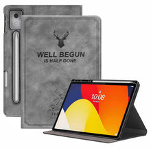 Load image into Gallery viewer, ProElite Cover for Moto Pad 60 Pro 12.7 inch 2025 Case Cover, Deer Smart Flip Case cover for Moto Pad 60 Pro 12.7 inch 2025 Tablet with Pen holder , Grey