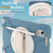 Load image into Gallery viewer, ProElite Cover for Motorola Pad 60 Neo 11 inch 2025 Cover Case, Rugged 3 Layer Armor case cover for Motorola Pad 60 Neo 11 inch with Hand Grip & Rotating KickStand with Shoulder Strap, Cornflower Blue