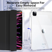 Load image into Gallery viewer, ProElite Cover for Apple iPad Pro 13 inch M4/M5 2024/2025 Case, Sliding Detachable Smart Flip Case Cover for Apple iPad Pro 13 inch M4/M5 2024/2025 with Pencil Holder, Black