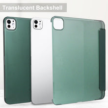 Load image into Gallery viewer, ProElite Case Cover for Apple iPad Pro 11 inch M4/M5 2024/2025 5th/6th Gen Cover, Smart Flip Case for Apple iPad Pro 11 inch M4/M5 2024/2025, Translucent Back, Dark Green