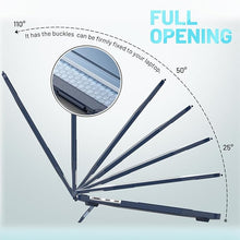 Load image into Gallery viewer, ProElite Case for MacBook Air 15 Case 2023 2024 2025 Release M4 M3 A3114 M2 A2941 with Liquid Retina Display & Touch ID,Heavy Duty Honeycomb Hard Shell with Slim TPU Bumper & Fold Kickstand, Dark Blue