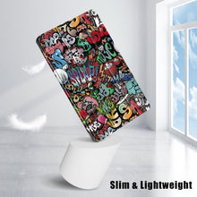 Load image into Gallery viewer, ProElite Case Cover for Apple iPad Air 13 inch M4/M3/M2 2026/2025/2024 Cover, Transparent Smart Flip Cover for iPad Air 13 inch M4/M3/M2 2026/2025/2024 with Pencil Holder, Hippy