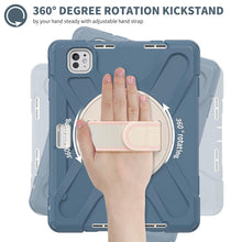 Load image into Gallery viewer, ProElite Cover for Apple iPad Pro 11 2024/2025 M4/M5 Case, Rugged 3 Layer Armor case Cover for iPad Pro 11 inch M4/M5 2024/2025 with Apple Pencil Holder, Shoulder Strap and Kickstand, Cornflower Blue